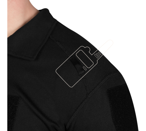 Поло Paladin CoolPass Pique LT Чорне (7499), XL Поло Paladin CoolPass Pique LT Чорне (7499), XL