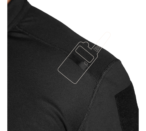 Поло Paladin Long LT CoolPass Pique Light Чорне (7367), XL Поло Paladin Long LT CoolPass Pique Light Чорне (7367), XL