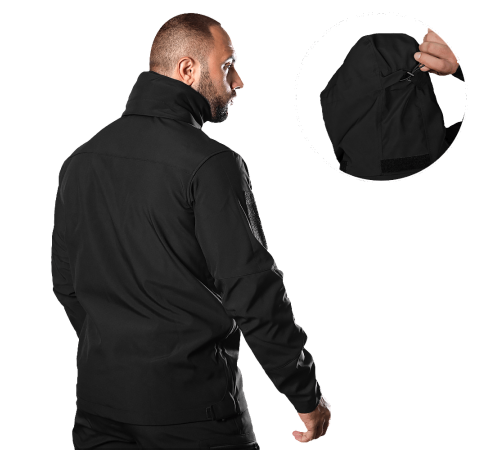 Куртка Phantom SoftShell Чорна (7287), M Куртка Phantom SoftShell Чорна (7287), M
