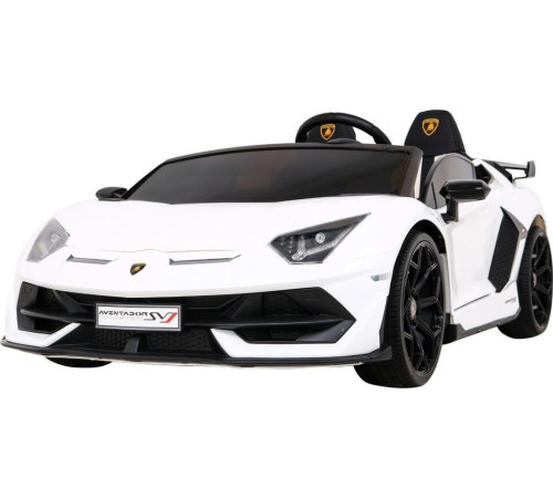 Дитяча акумуляторна машинка Lamborghini SVJ DRIFT Біла Дитяча акумуляторна машинка Lamborghini SVJ DRIFT Біла