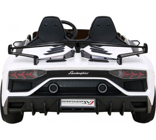 Дитяча акумуляторна машинка Lamborghini SVJ DRIFT Біла Дитяча акумуляторна машинка Lamborghini SVJ DRIFT Біла