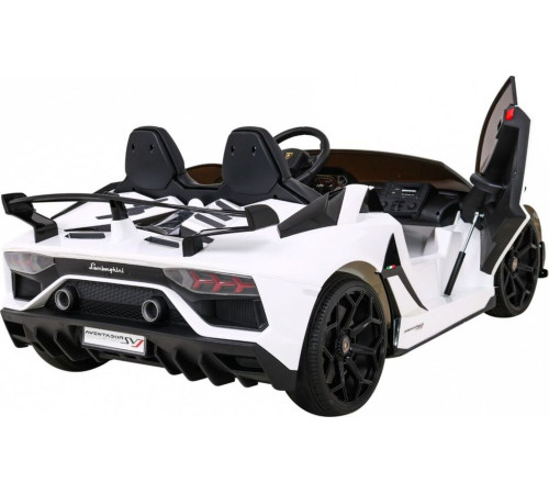 Дитяча акумуляторна машинка Lamborghini SVJ DRIFT Біла Дитяча акумуляторна машинка Lamborghini SVJ DRIFT Біла