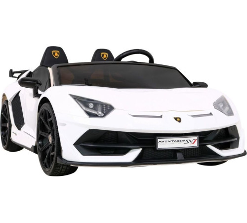 Дитяча акумуляторна машинка Lamborghini SVJ DRIFT Біла Дитяча акумуляторна машинка Lamborghini SVJ DRIFT Біла