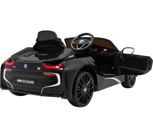 Дитяча акумуляторна машинка BMW I8 Lift Battery Car Чорна Дитяча акумуляторна машинка BMW I8 Lift Battery Car Чорна