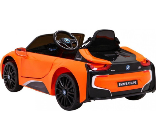 Дитяча акумуляторна машинка BMW I8 Lift Car Помаранчева Дитяча акумуляторна машинка BMW I8 Lift Car Помаранчева