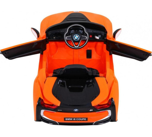 Дитяча акумуляторна машинка BMW I8 Lift Car Помаранчева Дитяча акумуляторна машинка BMW I8 Lift Car Помаранчева