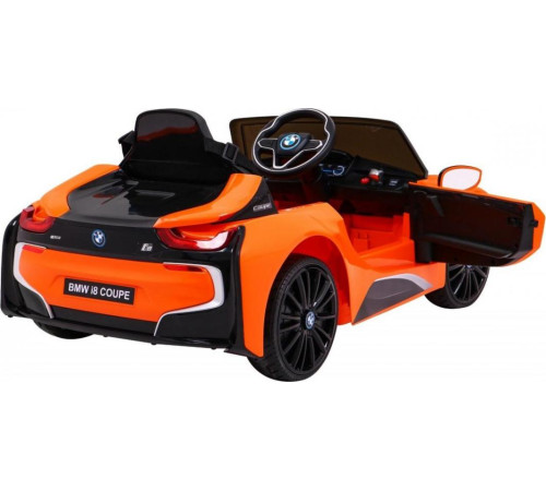 Дитяча акумуляторна машинка BMW I8 Lift Car Помаранчева Дитяча акумуляторна машинка BMW I8 Lift Car Помаранчева