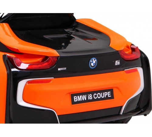 Дитяча акумуляторна машинка BMW I8 Lift Car Помаранчева Дитяча акумуляторна машинка BMW I8 Lift Car Помаранчева