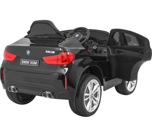 Дитяча акумуляторна машинка BMW X6M Чорна Дитяча акумуляторна машинка BMW X6M Чорна