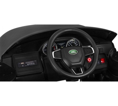 Дитяча акумуляторна машинка Land Rover Discovery Чорна Дитяча акумуляторна машинка Land Rover Discovery Чорна