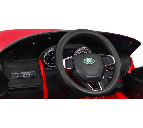 Дитяча акумуляторна машинка Land Rover Discovery Червона Дитяча акумуляторна машинка Land Rover Discovery Червона