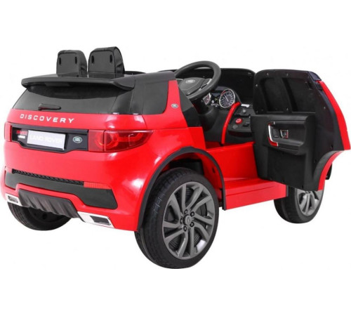 Дитяча акумуляторна машинка Land Rover Discovery Червона Дитяча акумуляторна машинка Land Rover Discovery Червона