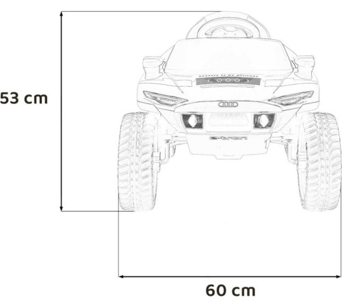 Дитяча акумуляторна машинка Audi RSQ E-TRON Сіра Дитяча акумуляторна машинка Audi RSQ E-TRON Сіра