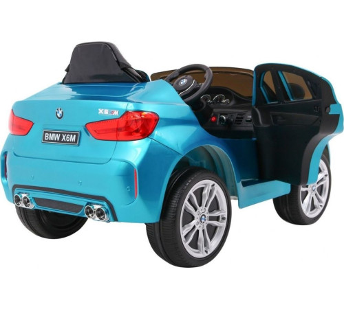 Дитяча акумуляторна машинка BMW X6M Синя Дитяча акумуляторна машинка BMW X6M Синя