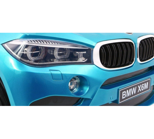 Дитяча акумуляторна машинка BMW X6M Синя Дитяча акумуляторна машинка BMW X6M Синя