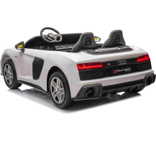 Дитяча акумуляторна машинка Audi Spyder R8 LIFT Біла