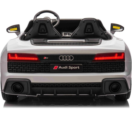 Дитяча акумуляторна машинка Audi Spyder R8 LIFT Біла