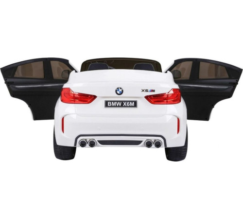 Дитяча акумуляторна машинка BMW X6M XXL для 2 дітей Біла