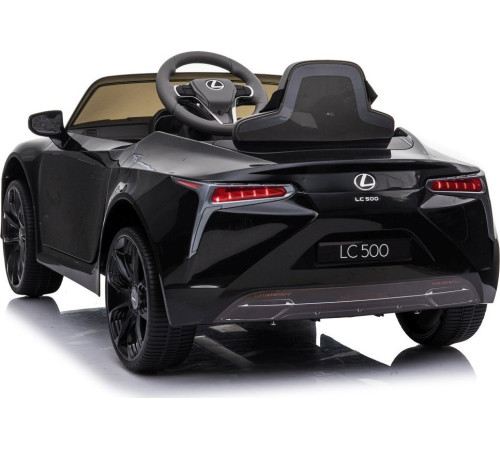 Дитяча акумуляторна машинка Lexus LC500 Чорна Дитяча акумуляторна машинка Lexus LC500 Чорна