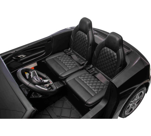 Дитяча акумуляторна машинка Audi Spyder R8 LIFT Чорна Дитяча акумуляторна машинка Audi Spyder R8 LIFT Чорна