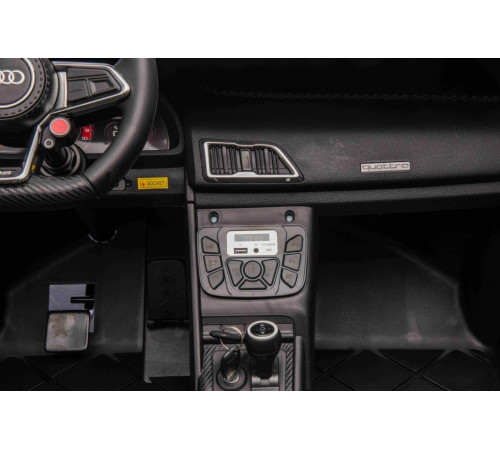 Дитяча акумуляторна машинка Audi Spyder R8 LIFT Чорна Дитяча акумуляторна машинка Audi Spyder R8 LIFT Чорна