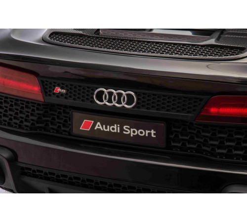 Дитяча акумуляторна машинка Audi Spyder R8 LIFT Чорна Дитяча акумуляторна машинка Audi Spyder R8 LIFT Чорна