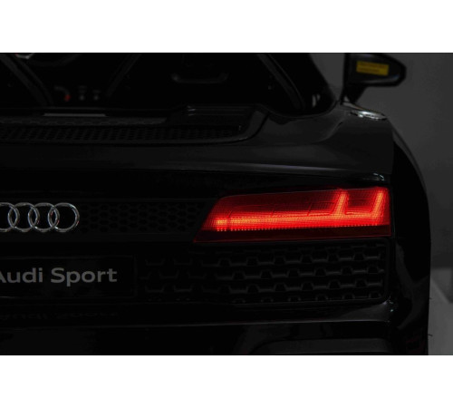 Дитяча акумуляторна машинка Audi Spyder R8 LIFT Чорна Дитяча акумуляторна машинка Audi Spyder R8 LIFT Чорна