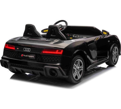 Дитяча акумуляторна машинка Audi Spyder R8 LIFT Чорна Дитяча акумуляторна машинка Audi Spyder R8 LIFT Чорна
