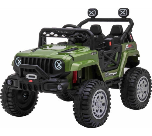 Дитячий акумуляторний позашляховик OFF ROAD Зелений Дитячий акумуляторний позашляховик OFF ROAD Зелений