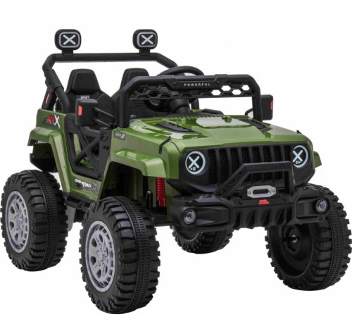 Дитячий акумуляторний позашляховик OFF ROAD Зелений Дитячий акумуляторний позашляховик OFF ROAD Зелений