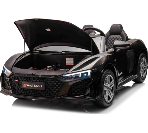 Дитяча акумуляторна машинка Audi Spyder R8 LIFT STRONG Чорна