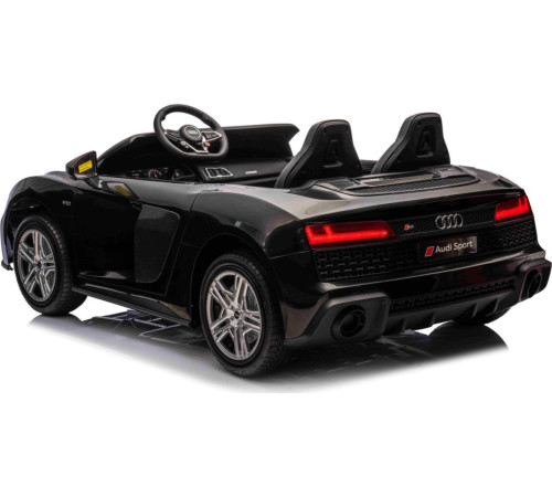 Дитяча акумуляторна машинка Audi Spyder R8 LIFT STRONG Чорна