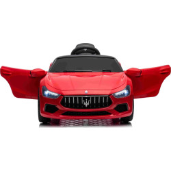 Дитяча акумуляторна машинка Maserati Ghibli на акумуляторі Червона