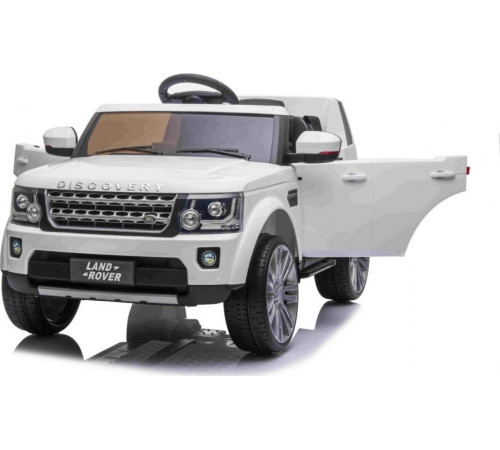 Дитяча акумуляторна машинка Land Rover Discovery Біла Дитяча акумуляторна машинка Land Rover Discovery Біла