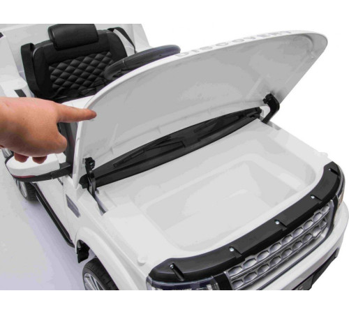 Дитяча акумуляторна машинка Land Rover Discovery Біла Дитяча акумуляторна машинка Land Rover Discovery Біла