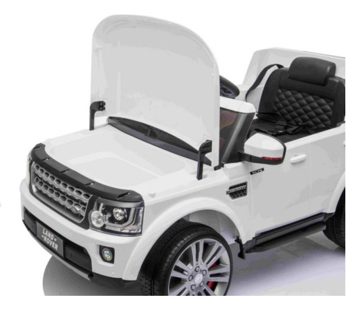 Дитяча акумуляторна машинка Land Rover Discovery Біла Дитяча акумуляторна машинка Land Rover Discovery Біла