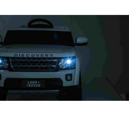 Дитяча акумуляторна машинка Land Rover Discovery Біла Дитяча акумуляторна машинка Land Rover Discovery Біла