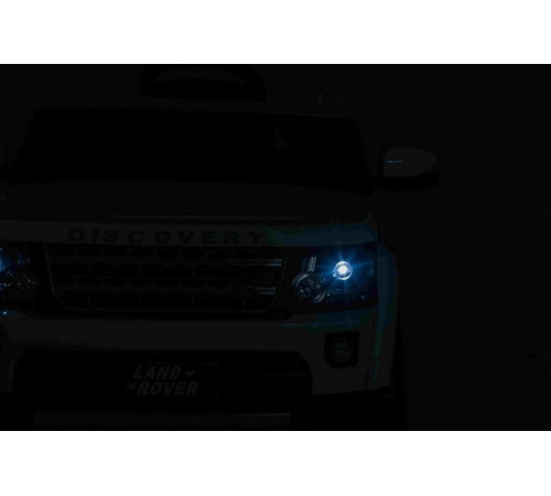 Дитяча акумуляторна машинка Land Rover Discovery Біла Дитяча акумуляторна машинка Land Rover Discovery Біла