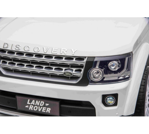 Дитяча акумуляторна машинка Land Rover Discovery Біла Дитяча акумуляторна машинка Land Rover Discovery Біла