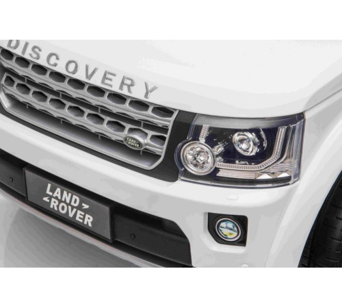 Дитяча акумуляторна машинка Land Rover Discovery Біла Дитяча акумуляторна машинка Land Rover Discovery Біла
