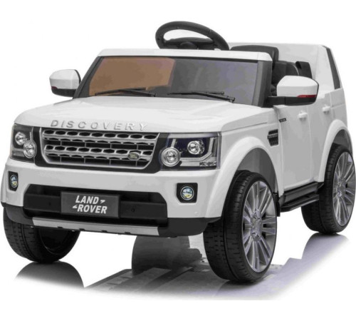 Дитяча акумуляторна машинка Land Rover Discovery Біла Дитяча акумуляторна машинка Land Rover Discovery Біла