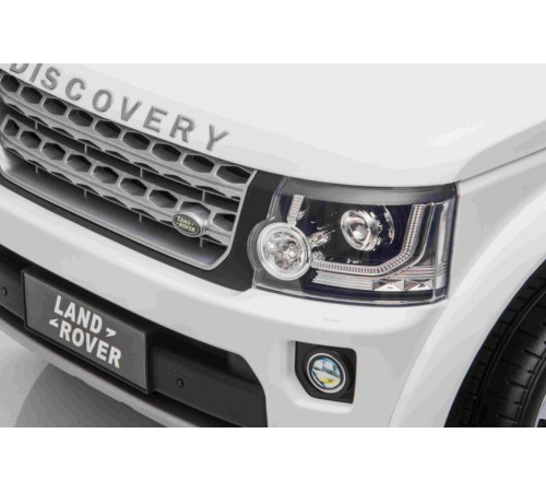 Дитяча акумуляторна машинка Land Rover Discovery Біла Дитяча акумуляторна машинка Land Rover Discovery Біла