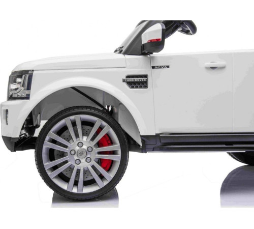 Дитяча акумуляторна машинка Land Rover Discovery Біла Дитяча акумуляторна машинка Land Rover Discovery Біла