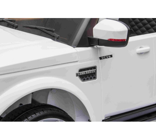 Дитяча акумуляторна машинка Land Rover Discovery Біла Дитяча акумуляторна машинка Land Rover Discovery Біла
