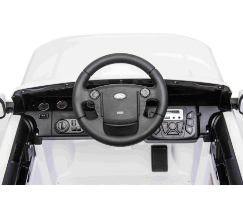 Дитяча акумуляторна машинка Land Rover Discovery Біла Дитяча акумуляторна машинка Land Rover Discovery Біла