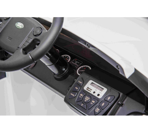 Дитяча акумуляторна машинка Land Rover Discovery Біла Дитяча акумуляторна машинка Land Rover Discovery Біла