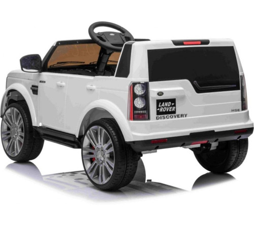 Дитяча акумуляторна машинка Land Rover Discovery Біла Дитяча акумуляторна машинка Land Rover Discovery Біла