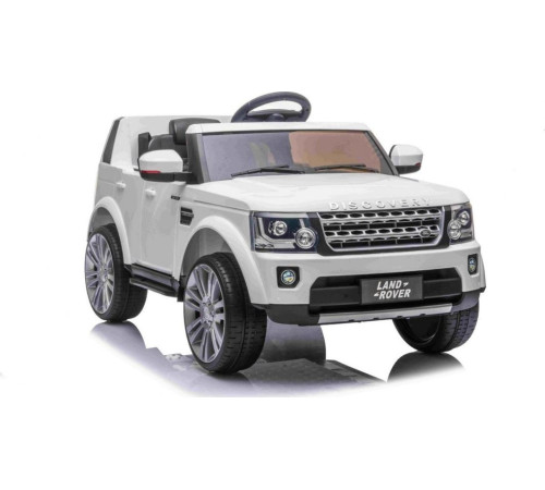 Дитяча акумуляторна машинка Land Rover Discovery Біла Дитяча акумуляторна машинка Land Rover Discovery Біла