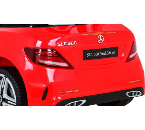Дитяча акумуляторна машинка Mercedes Benz SLC300 Червона Дитяча акумуляторна машинка Mercedes Benz SLC300 Червона