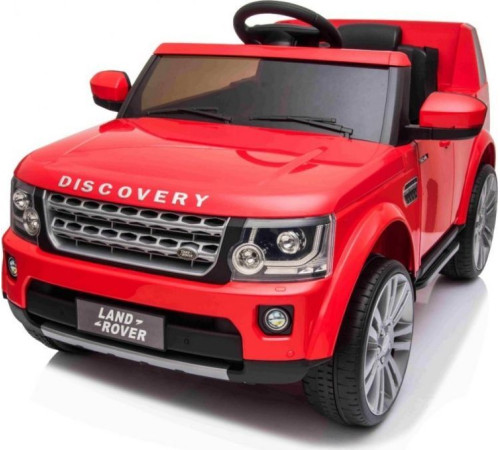 Дитяча акумуляторна машинка Land Rover Discovery Червона Дитяча акумуляторна машинка Land Rover Discovery Червона